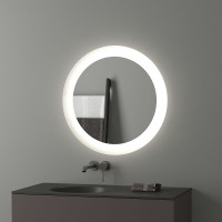 Зеркало Evoform Ledshine d70 BY 2524 с подсветкой 16.5 W - без выключателя - нейтральный белый свет стекло
