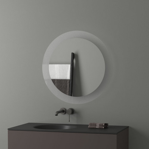 Зеркало Evoform Ledshine d70 BY 2524 с подсветкой 16.5 W - без выключателя - нейтральный белый свет стекло