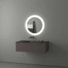 Зеркало Evoform Ledshine d70 BY 2524 с подсветкой 16.5 W - без выключателя - нейтральный белый свет стекло