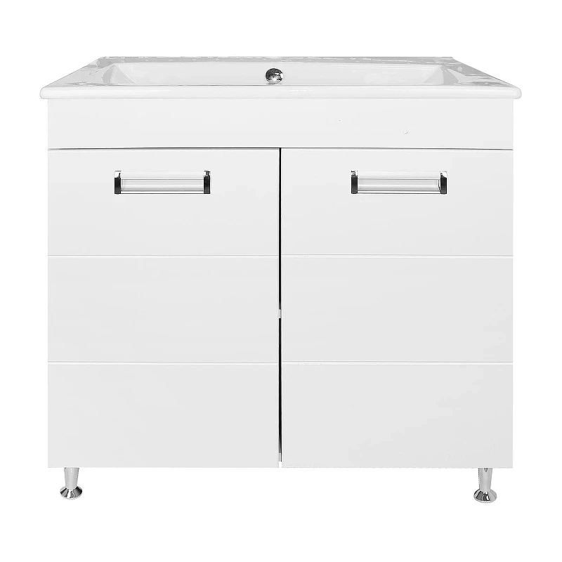 Тумба с раковиной Loranto Дина 75 CS00089899 цвет Белый