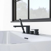 Смеситель на борт ванны Aquatek Либра AQ1648MB Черный матовый латунь