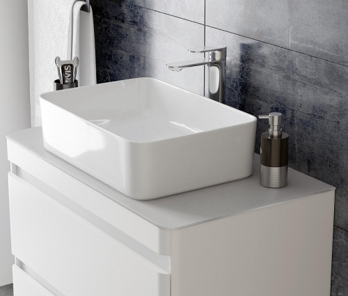 Столешница под раковину Corozo Алабама 100 SD-00001235 цвет Белый