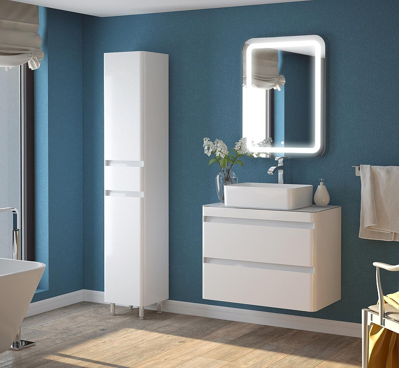 Столешница под раковину Corozo Алабама 100 SD-00001235 цвет Белый