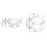 Смеситель для ванны Frap H44-8 F3244-8