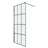 Душевая перегородка Niagara Eco 70 NG-552-70BLACK профиль Черный матовый стекло прозрачное