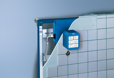 Инсталляция Grohe Rapid SL 38786001 для писсуара без клавиши нержавеющая сталь