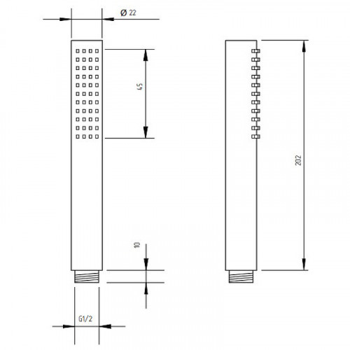 Ручной душ Migliore Round 30889 Золото латунь