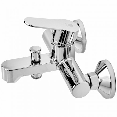 Смеситель для ванны Orange OneLife P07-611cr Хром нержавеющая сталь на стену