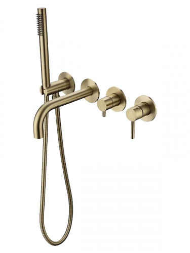 Смеситель для ванны FILARETE Roun FL2122MG цвет Золото матовое