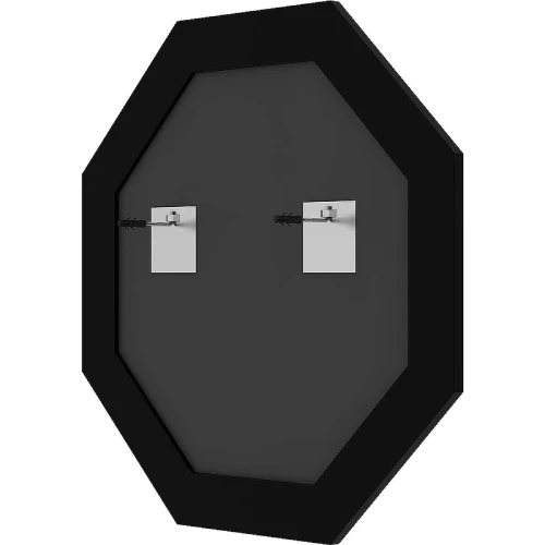 Зеркало Evoform Octagon 63х63 BY 3862 в багетной раме - Состаренное дерево с орнаментом 120 мм стекло