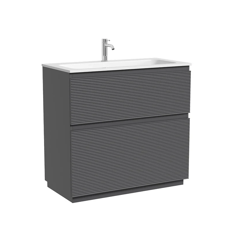 Тумба под раковину Sancos Folk Floor 89 FL90FGS цвет Grey soft