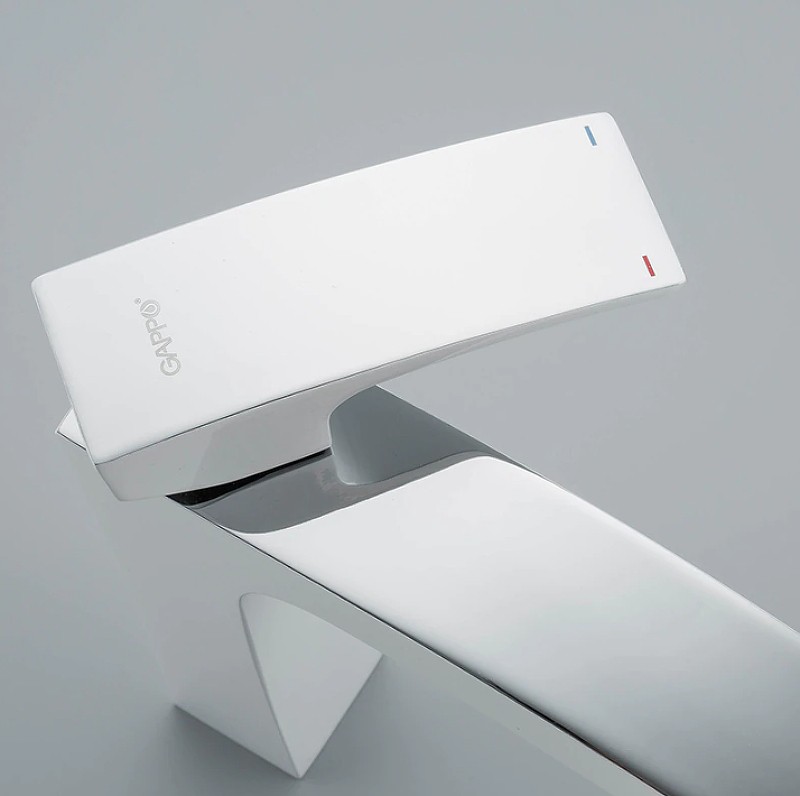 Смеситель для раковины Gappo G07 G1007-78 Белый Хром латунь