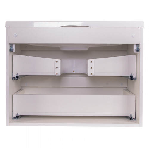 Тумба под раковину Style Line Бергамо 70 СС-00002320 подвесная Белая антискрейч МДФ / ЛДСП