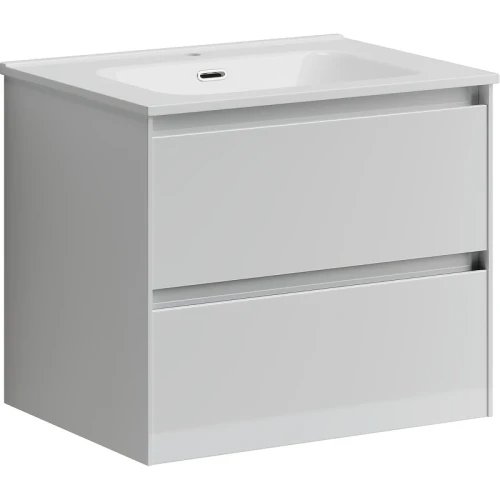 Тумба под раковину Sancos Cento 60 CN60W подвесная Белый глянец МДФ / ЛДСП