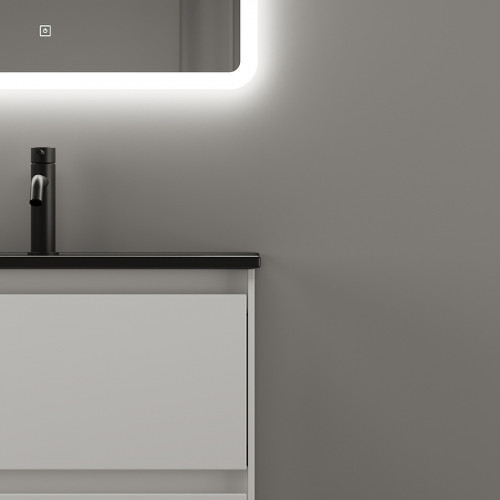 Тумба под раковину Sancos Cento 60 CN60W подвесная Белый глянец МДФ / ЛДСП