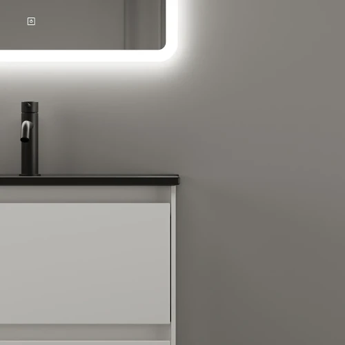 Тумба под раковину Sancos Cento 60 CN60W подвесная Белый глянец МДФ / ЛДСП