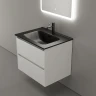 Тумба под раковину Sancos Cento 60 CN60W подвесная Белый глянец МДФ / ЛДСП