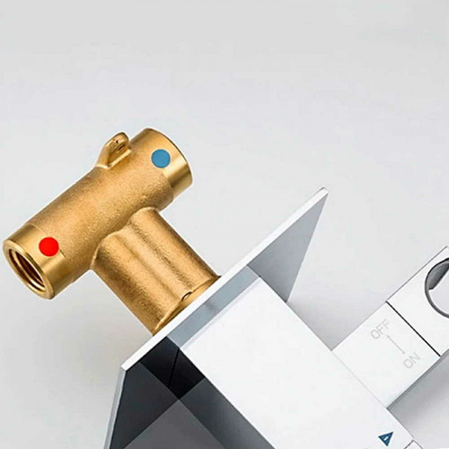 Гигиенический душ со смесителем Gappo G7207-40 с термостатом Хром латунь встраиваемый