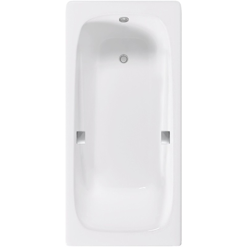 Чугунная ванна Delice Flex 180x85 DLR230632R с отверстиями под ручки без антискользящего покрытия