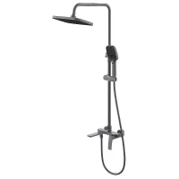 Душевая система Azario Conda AZ-K2411GR цвет Серый графит