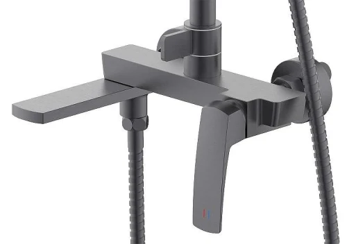 Душевая система Azario Conda AZ-K2411GR цвет Серый графит