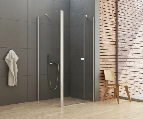 Душевой уголок New Trendy New Soleo Chrome 90x80 K-0692 профиль Хром стекло прозрачное