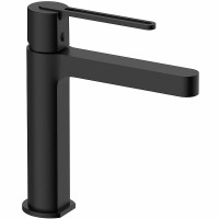 Смеситель для раковины Vincea Rondo VBF-1R1MB Черный матовый латунь