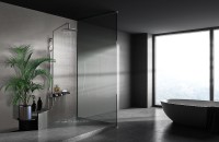 Душевая система Lemark Tropic LM7009C Хром Черный латунь на стену