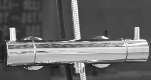 Смеситель для душа Kludi Bozz 352030538 с термостатом Хром латунь на стену