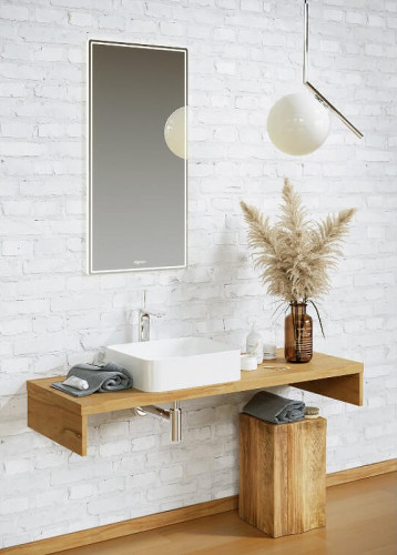 Зеркало Aqwella UM 50 UM0205 с подсветкой с сенсорным выключателем стекло