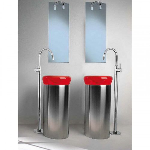 Смеситель для раковины Giulini Futuro F6590 Хром латунь на пол