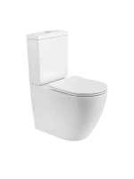 Унитаз-компакт Cezares Вектор (Stylus) CZR-538-CP-TOR/SC цвет Белый без бачка с сиденьем Микролифт