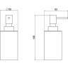 Дозатор для жидкого мыла Schein Accessories 9337MB Черный матовый