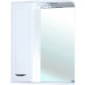 Зеркало со шкафом Bellezza Классик 60 L 4611909002017 с подсветкой Белое МДФ / ЛДСП, стекло