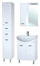 Зеркало со шкафом Bellezza Классик 60 L 4611909002017 с подсветкой Белое МДФ / ЛДСП, стекло