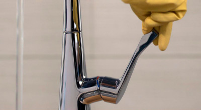 Смеситель для кухни Hansgrohe Metris 14822800 Нержавеющая сталь латунь