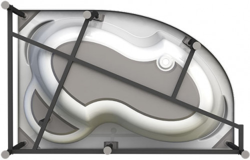 Акриловая ванна Radomir Vannesa Ирма 3 160x105 L 2-01-0-1-1-229 Белая без гидромассажа