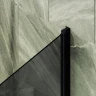 Шторка для ванны Maybah Glass MGV-785-6 700х1400 поворотная на монопетле с полотенцедержателем Черный стекло графитовое
