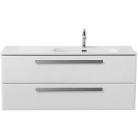 Тумба под раковину Cezares Eco-Cer-N 120 R ECO-CER-N-1200-2C-SO-BL-R подвесная Bianco Lucido без ручек МДФ / ЛДСП