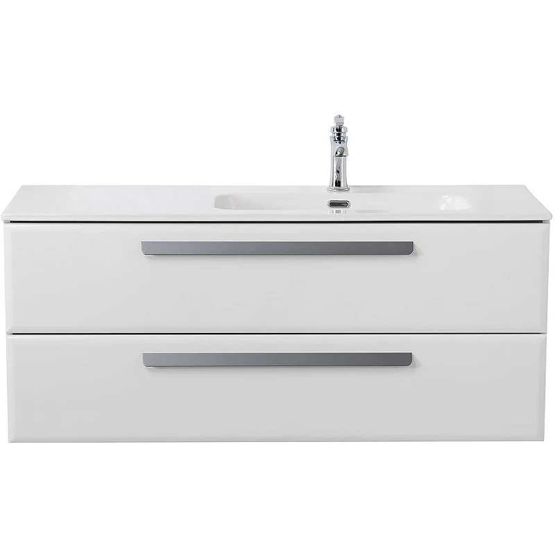Тумба под раковину Cezares Eco-Cer-N 120 R ECO-CER-N-1200-2C-SO-BL-R подвесная Bianco Lucido без ручек МДФ / ЛДСП
