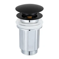 Донный клапан Frap F67-6 click-clack цвет Черный матовый