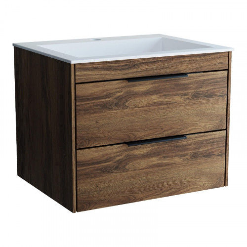 Тумба под раковину Vincea Chiara 2D 60 VMC-2C2600CO подвесная цвет C.Oak