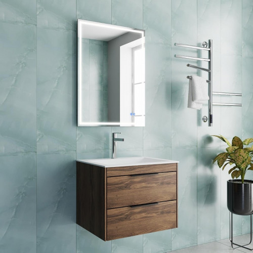 Тумба под раковину Vincea Chiara 2D 60 VMC-2C2600CO подвесная цвет C.Oak