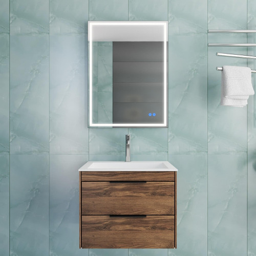 Тумба под раковину Vincea Chiara 2D 60 VMC-2C2600CO подвесная цвет C.Oak