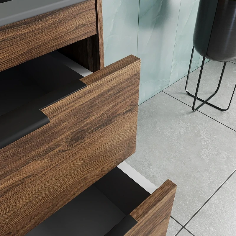 Тумба под раковину Vincea Chiara 2D 60 VMC-2C2600CO подвесная цвет C.Oak
