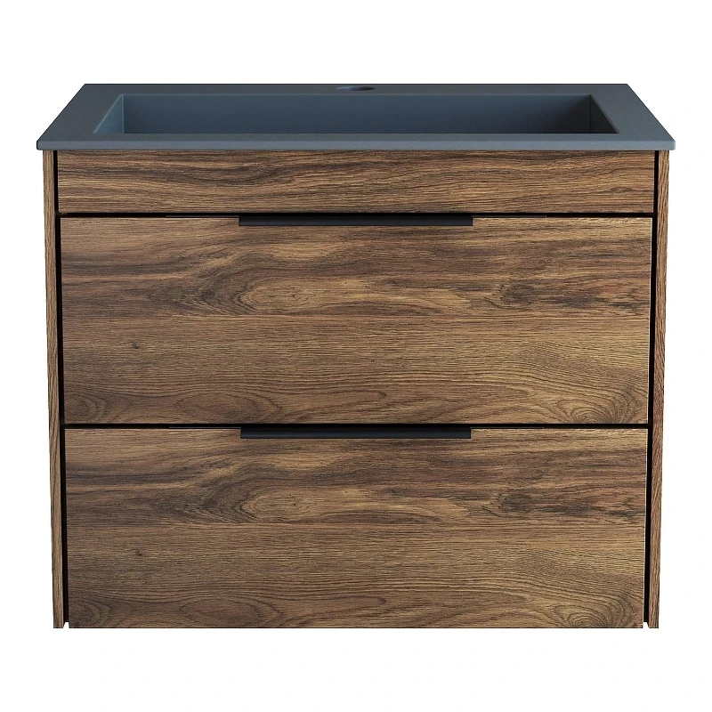 Тумба под раковину Vincea Chiara 2D 60 VMC-2C2600CO подвесная цвет C.Oak