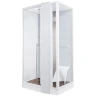 Душевая кабина Orans SR-89105RS White LH 120x90 R 89105RWLH с паром и гидромассажем
