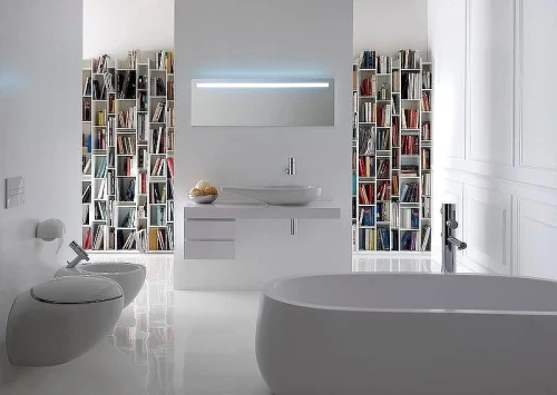 Мебельная раковина Laufen Alessi One 90 R 8.1497.6.400.104.1 Белая