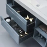 Тумба с раковиной Orans BC-1129 120 11291200 подвесная Matt sky blue