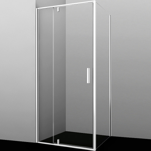 Душевой уголок WasserKRAFT Neime 90x100 19P18 профиль Белый матовый стекло прозрачное